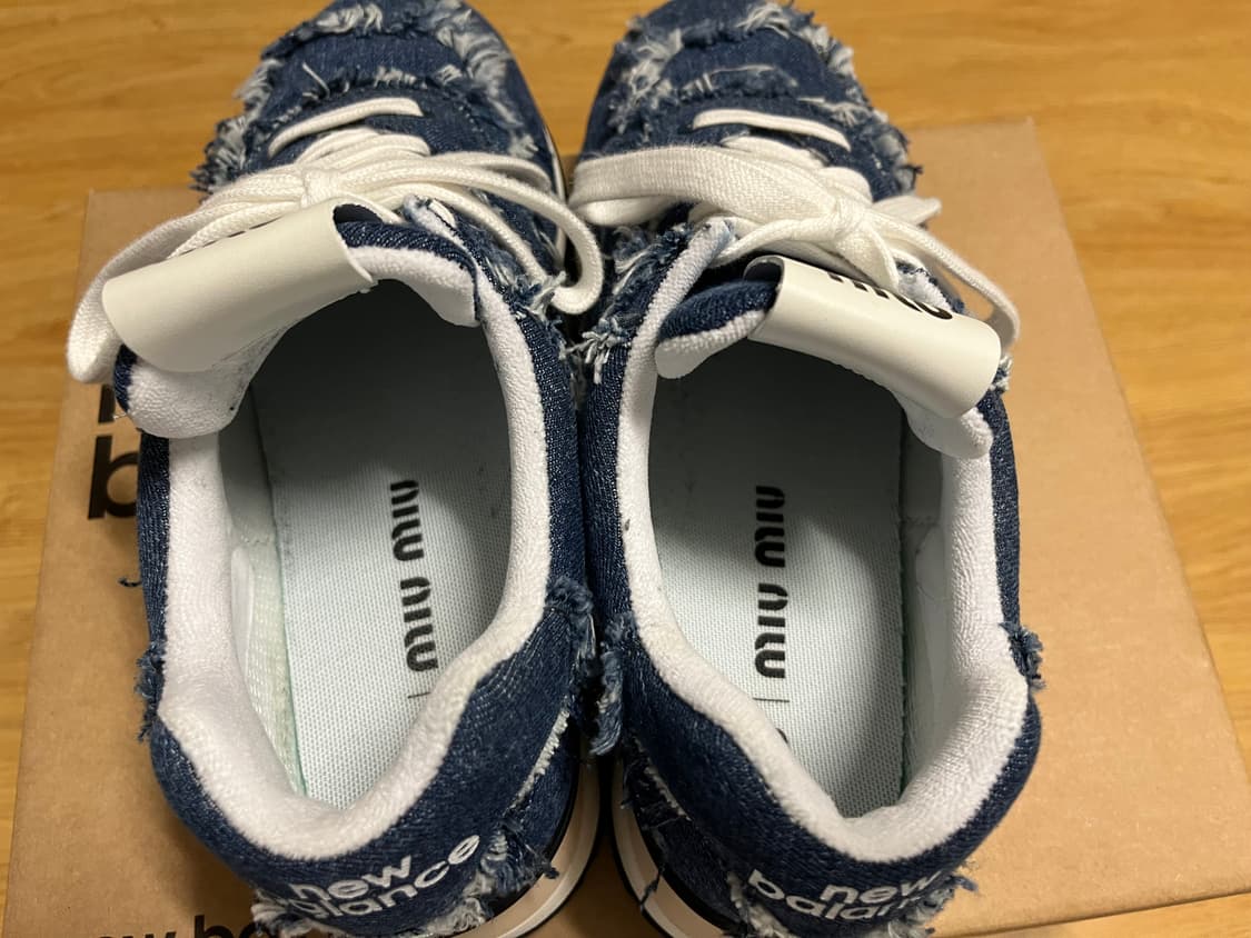 miumiu 뉴발란스574 콜라보 데님 41사이즈 상품이미지7