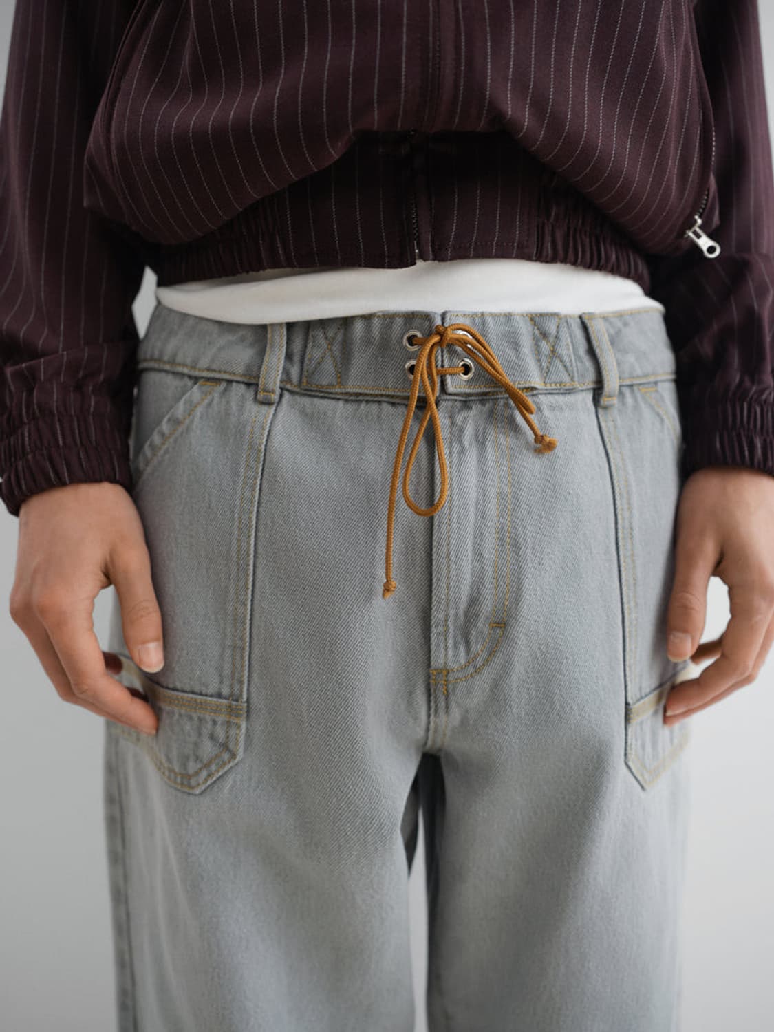 [36,38,40,42]기마구아스 Mitch 데님 팬츠 상품이미지1