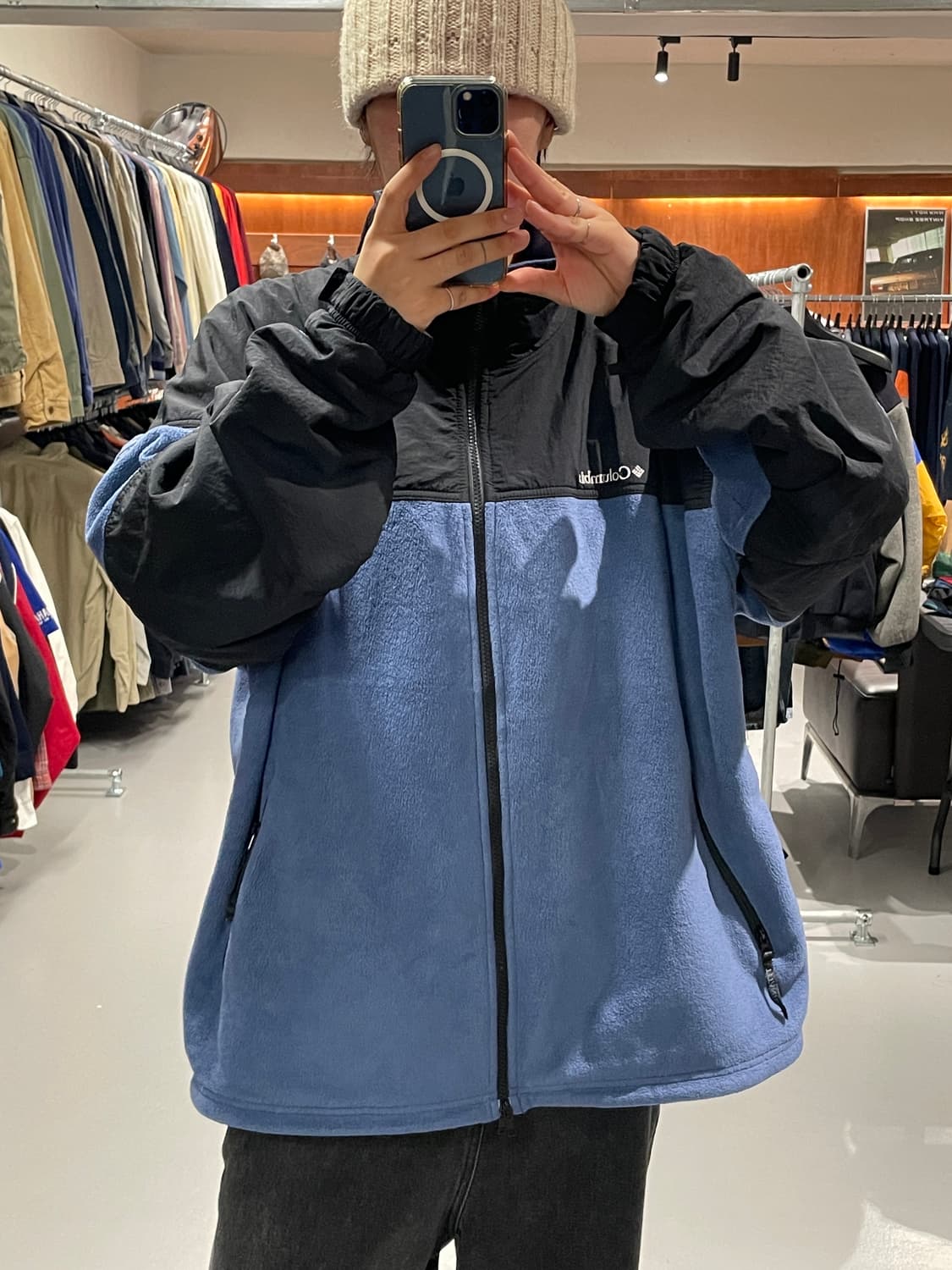 컬럼비아 빅사이즈  플리스 자켓 상품이미지1