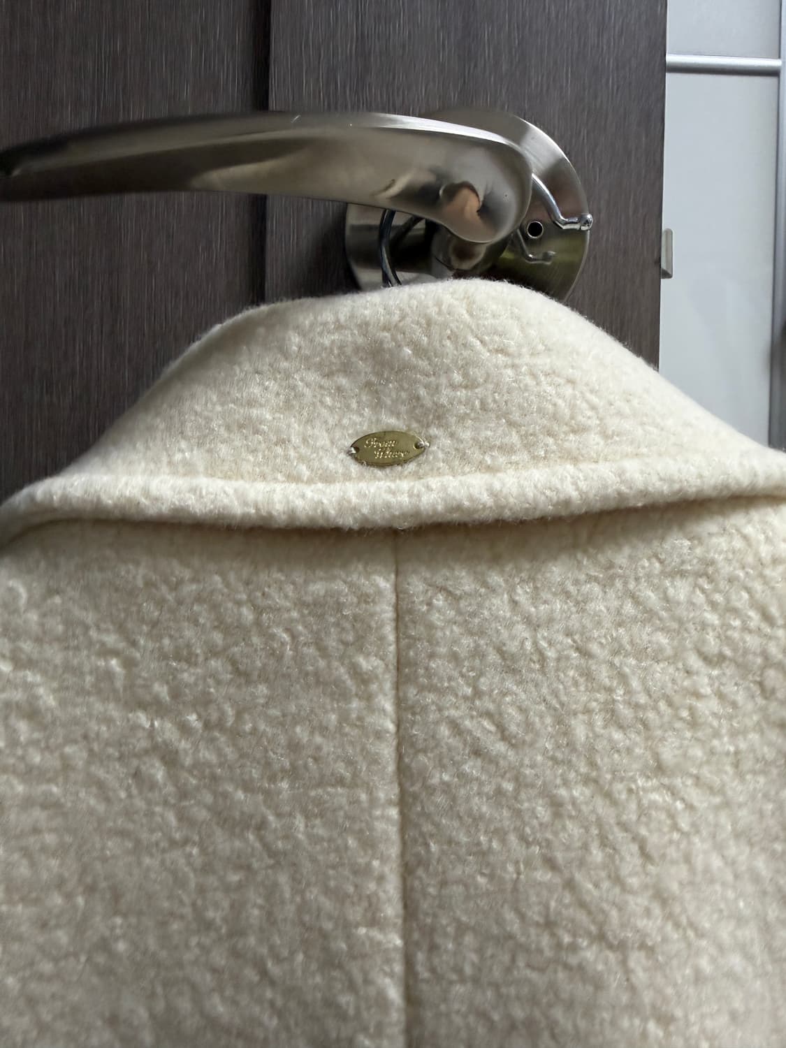 프롬웨얼 울 부클 숏코트 아이보리(오염X) 상품이미지3