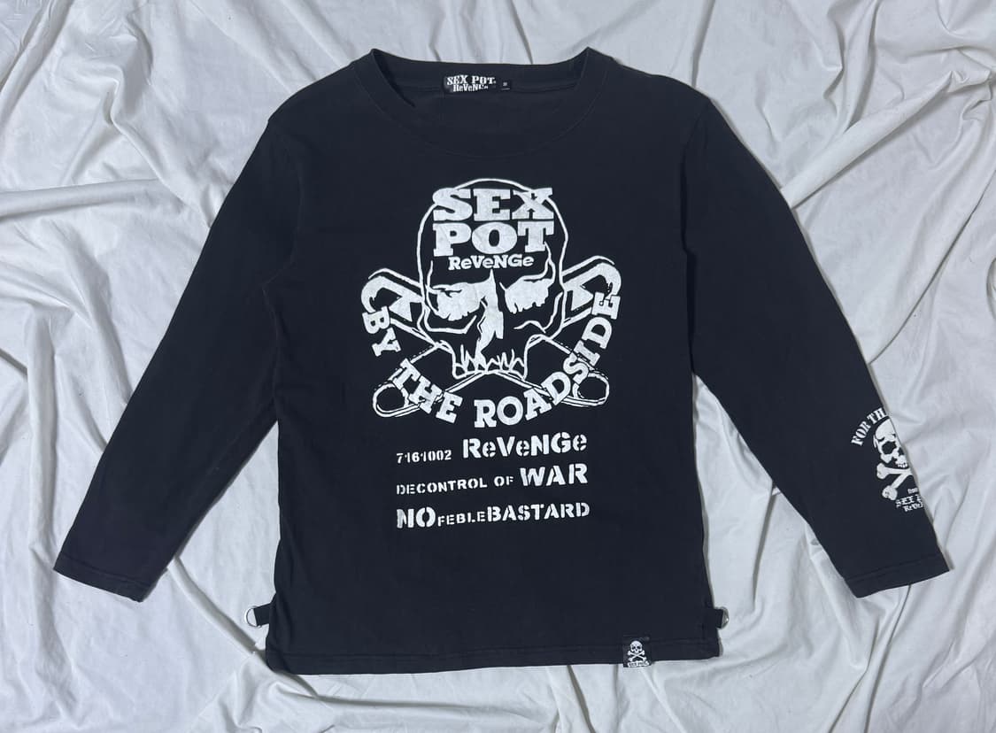 Sex pot revenge 롱슬리브 스컬 펑크 상품이미지2
