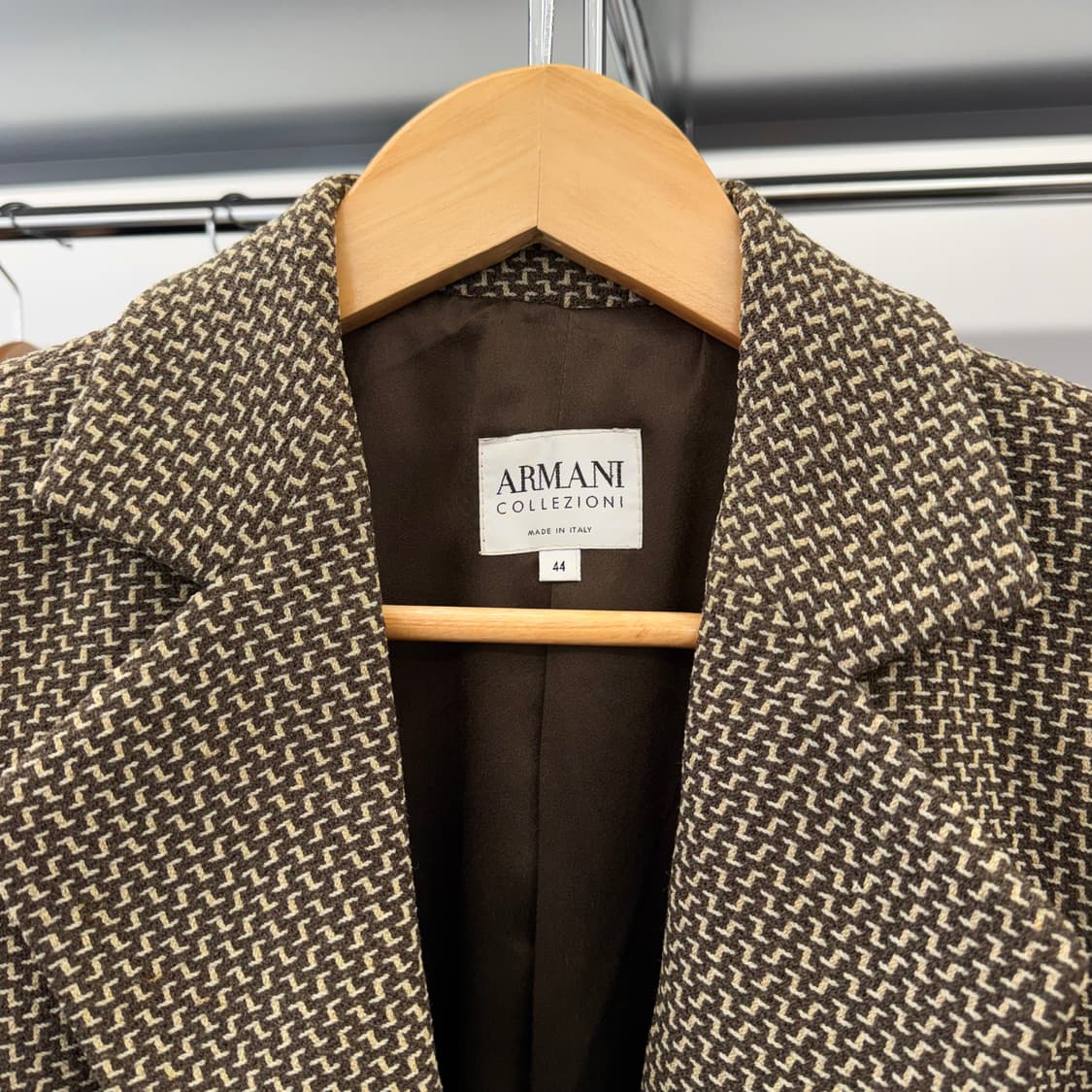 아르마니 콜레지오니 우먼스 울 블렌드 싱글 블레이저  상품이미지5