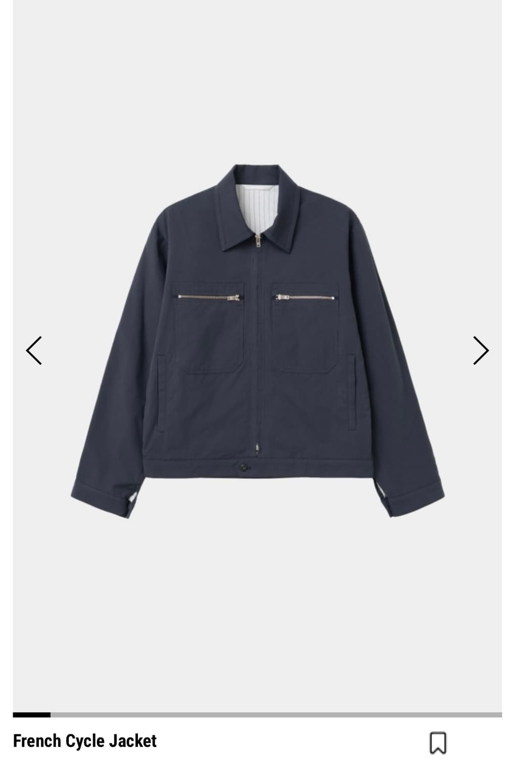 구매) 강정석 french cycle jacket 48 상품이미지1