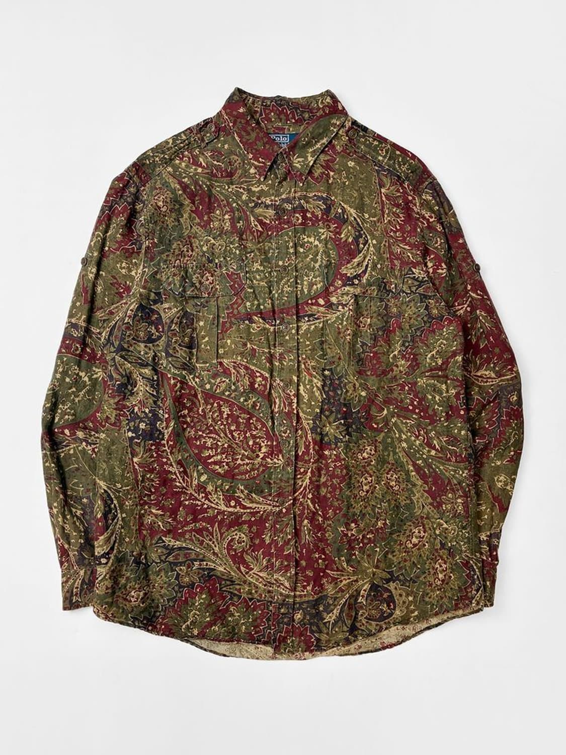 폴로 랄프로렌 90s 2pk 페이즐리 러프 라이더 셔츠 PN5072 상품이미지1