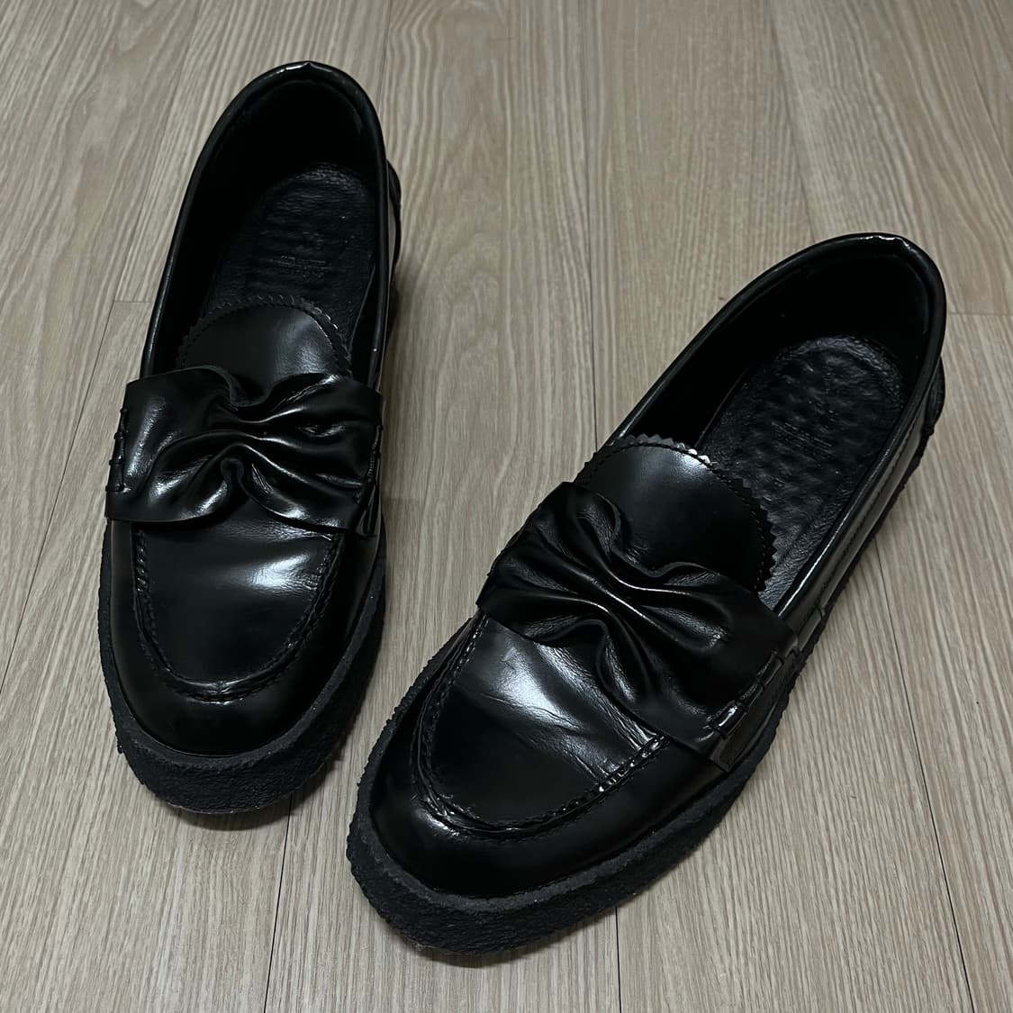 [240-245] Y’s 요지야마모토 리본 로퍼 상품이미지1