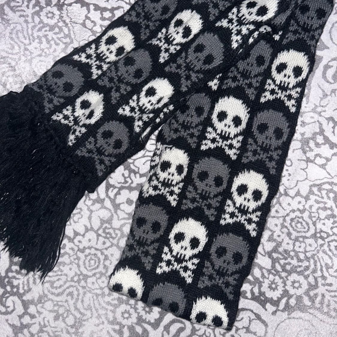 해골 목도리 머플러 상품이미지3