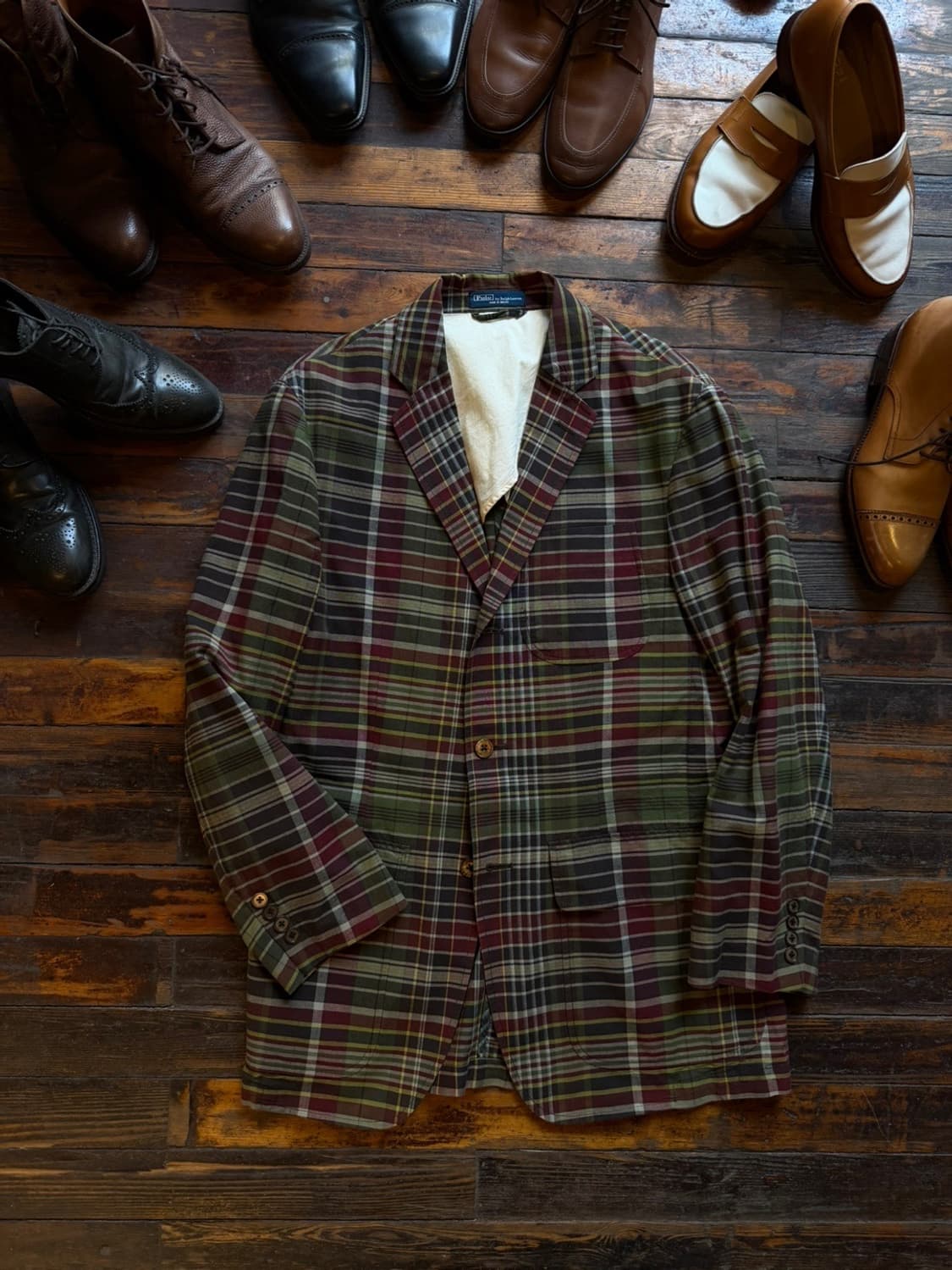 폴로 랄프로렌 마드라스 체크 자켓 100~103 상품이미지1