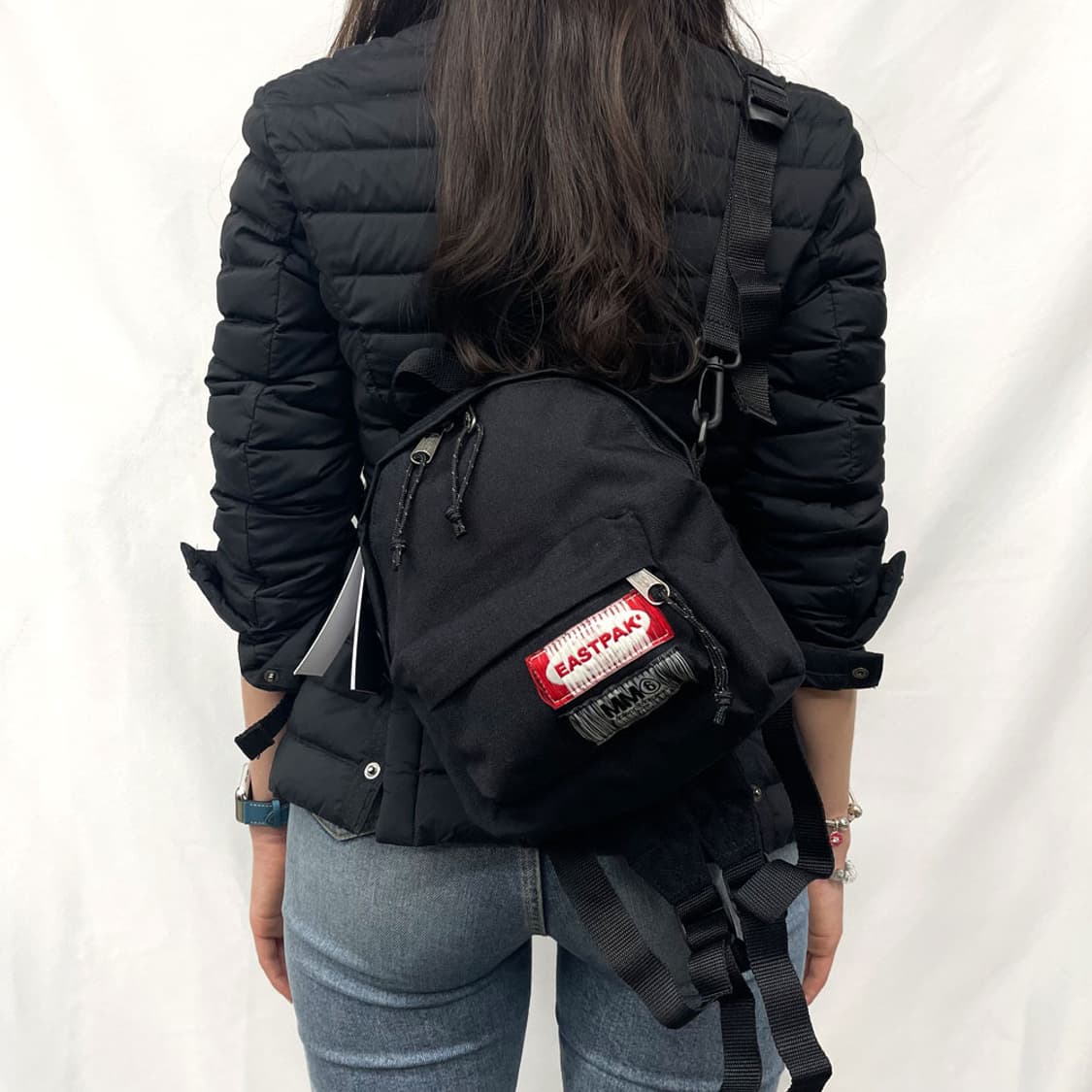 메종마르지엘라 MM6 X 이스트팩 미니 숄더 크로스백 블랙 상품이미지1