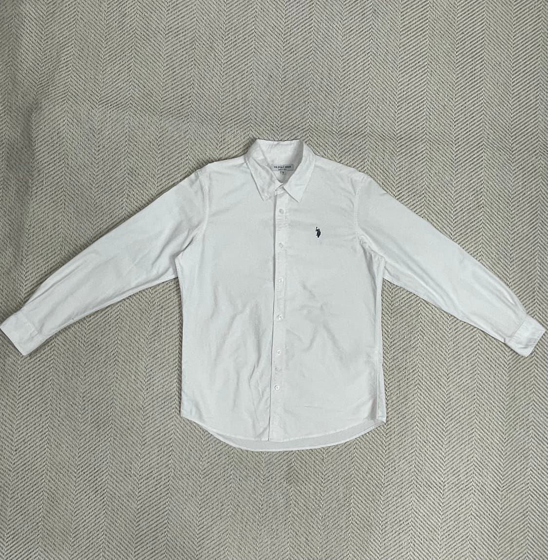 U.S. POLO ASSN. 화이트 셔츠 M (95) 상품이미지1