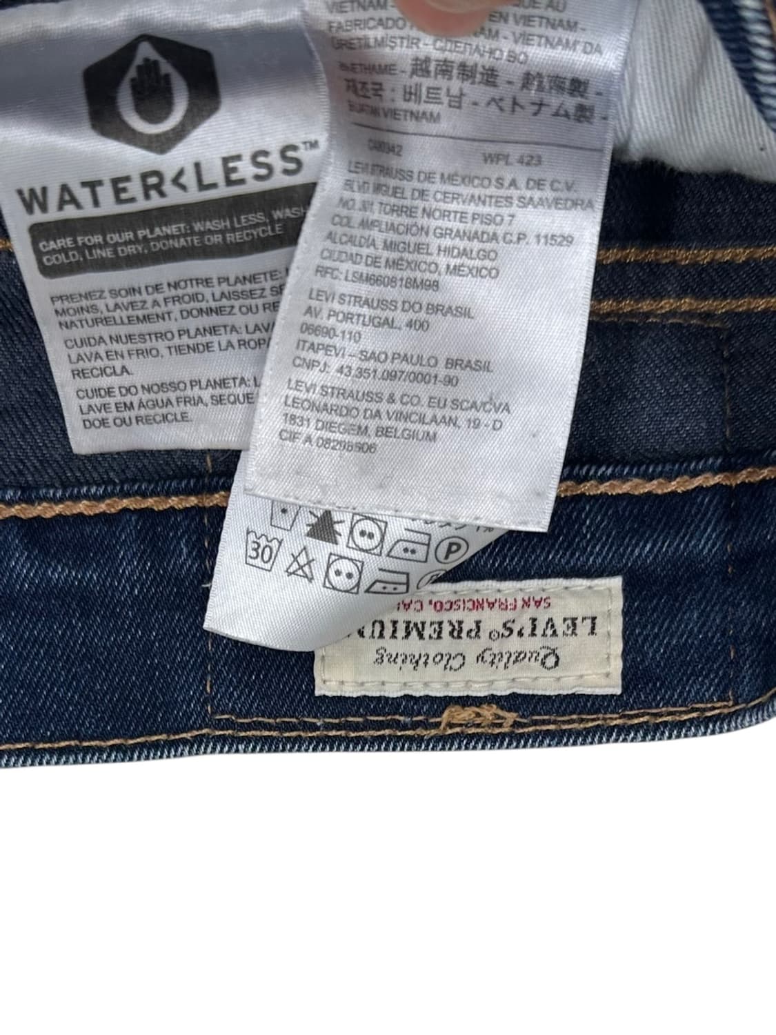 리바이스 502 퍼포먼스 청바지 (36,가죽패치) 상품이미지9