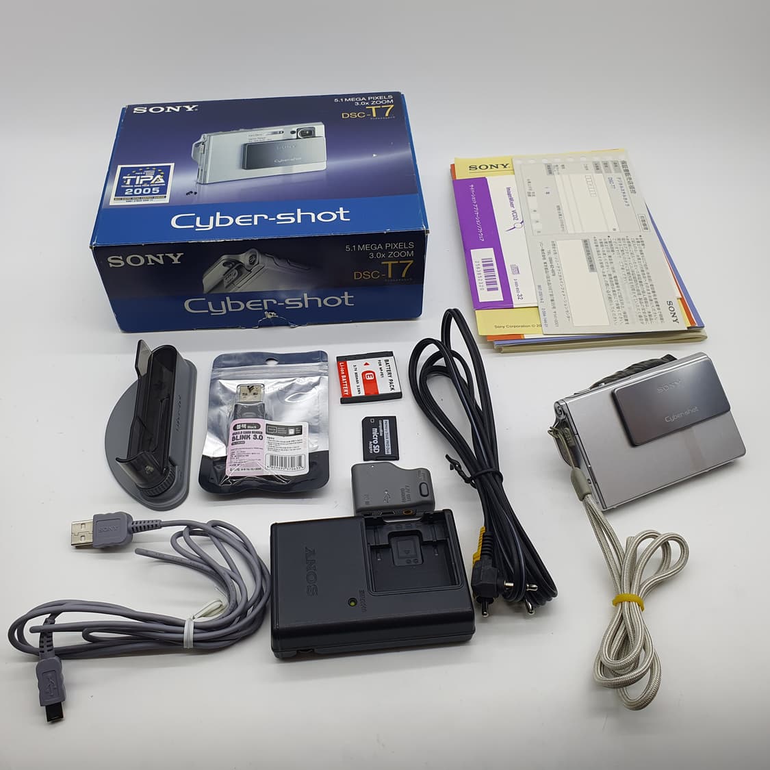 소니 사이버샷 DSC-T7  +  박스 빈티지 디카 디지털카메라 상품이미지10