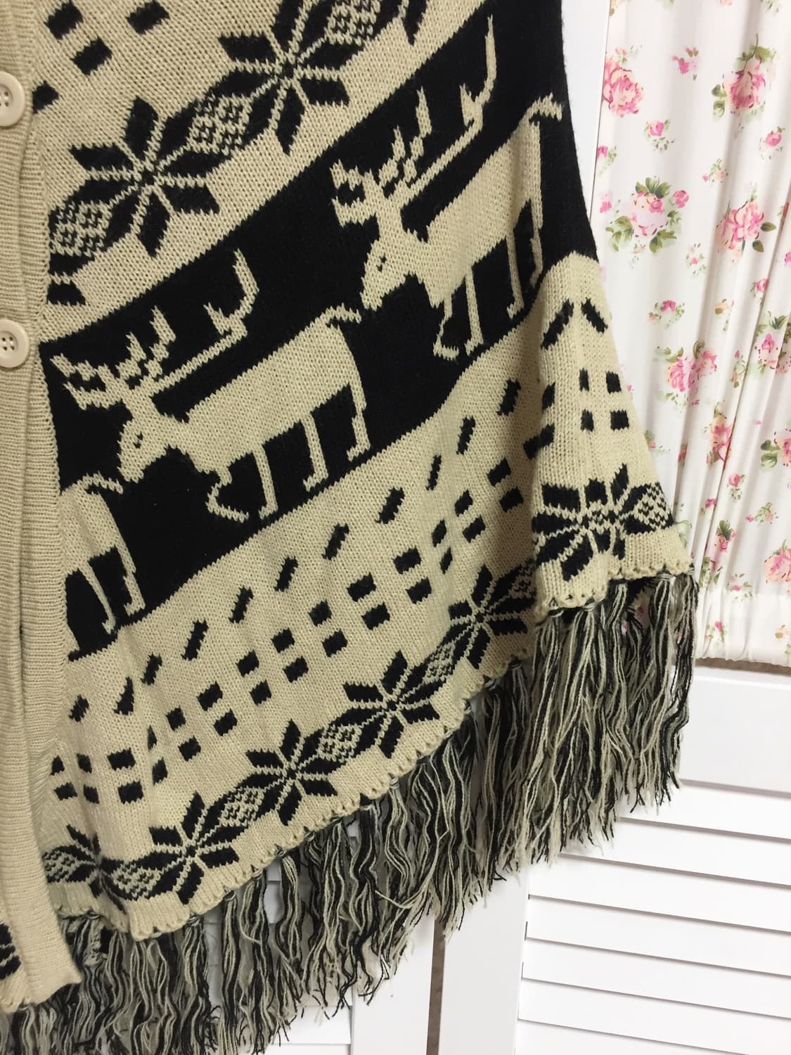 빈티지 에스닉히피 노르딕 케이프 상품이미지3