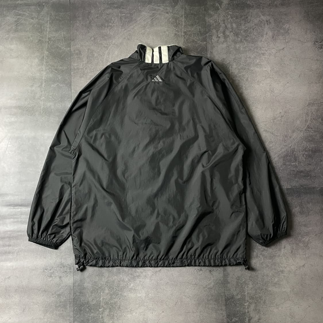 ADIDAS 90s 아디다스 빈티지 블랙 레글런 윈드브레이커 상품이미지5