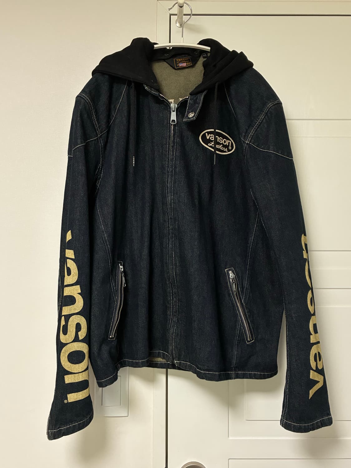 벤슨 라이더 후디 데님 자켓 집업 상품이미지1