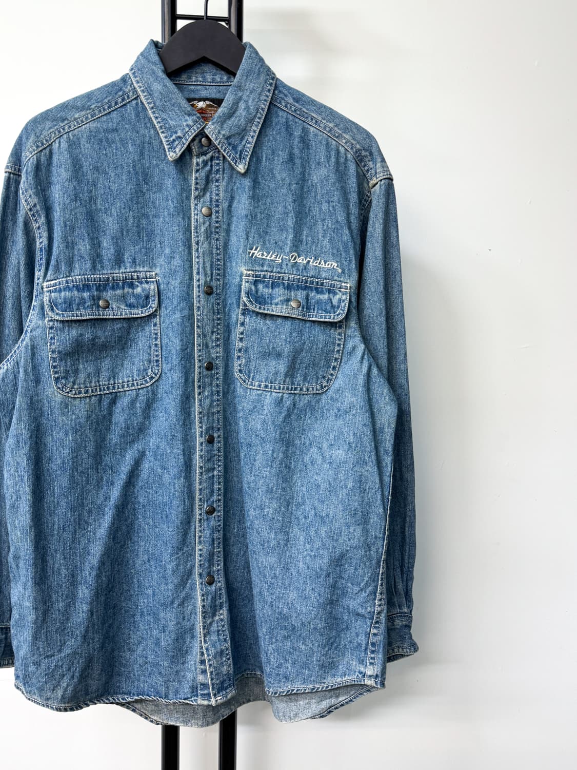 할리데이비슨 모터사이클 데님 셔츠 상품이미지3