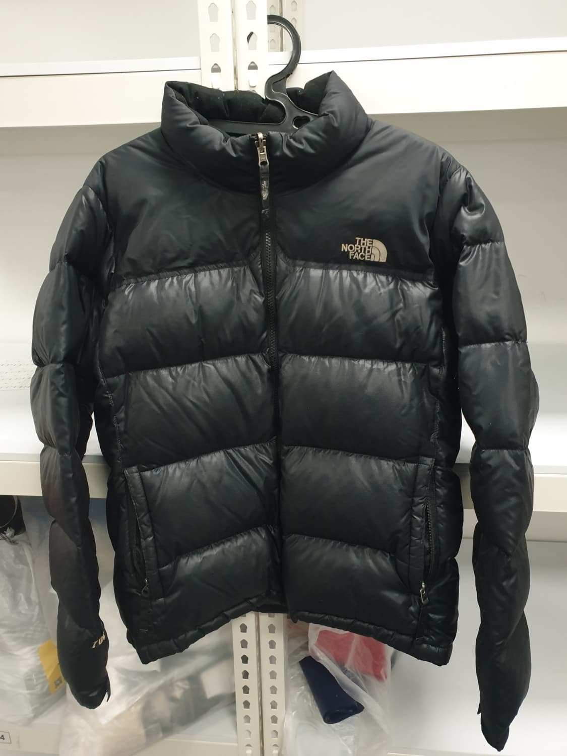 노스페이스 눕시 구스패딩 90사이즈 95-100실사이즈 팝니다 상품이미지1