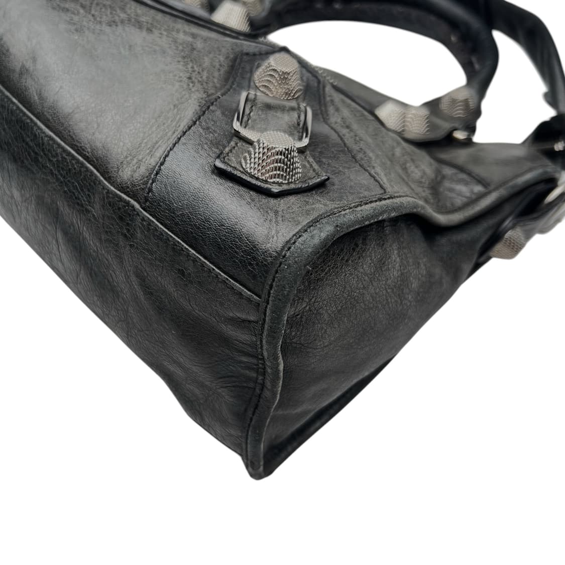 발렌시아가 자이언트 시티백 블랙. 모터백 르시티 르카골 상품이미지4