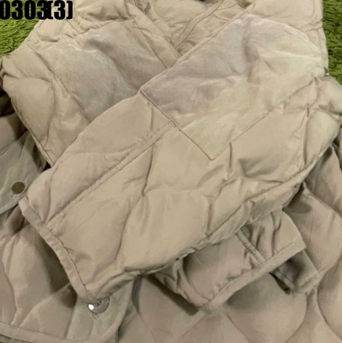 빈티지 퀼팅 다운 자켓 상품이미지4