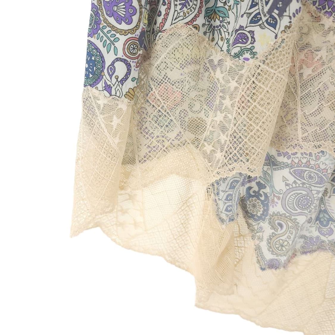 [여38]쟈딕앤볼테르 페이즐리 밴딩 스커트[Y63-245] 상품이미지3