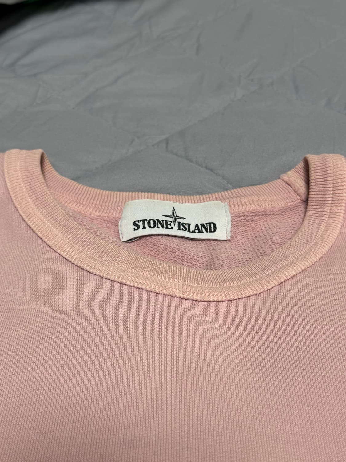 [M]스톤아일랜드 핑크 롱슬리브 맨투맨 상품이미지3