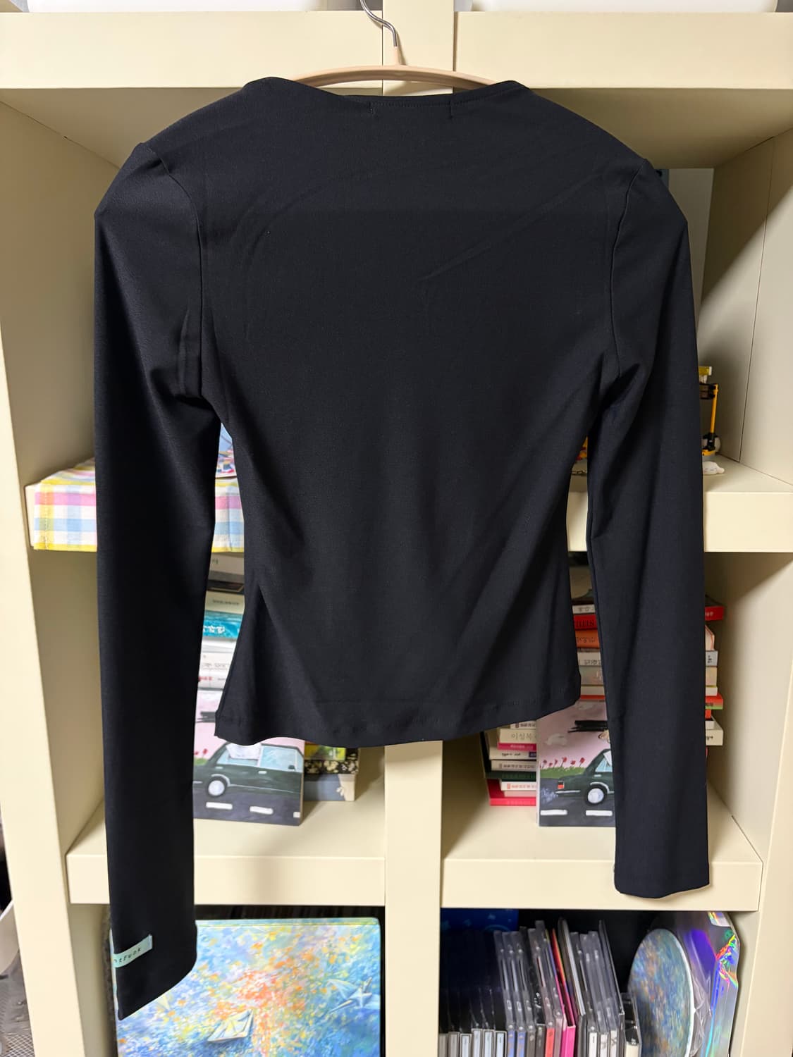 인스턴트펑크 스퀘어넥 롱슬리브 블랙 상품이미지3