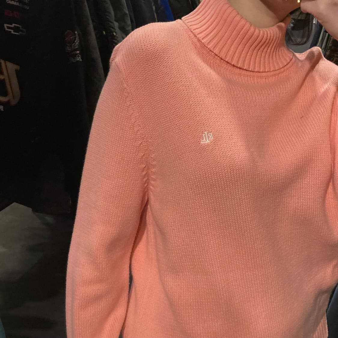 [IM] 폴로 랄프로렌 목폴라 니트 코랄핑크 상품이미지6