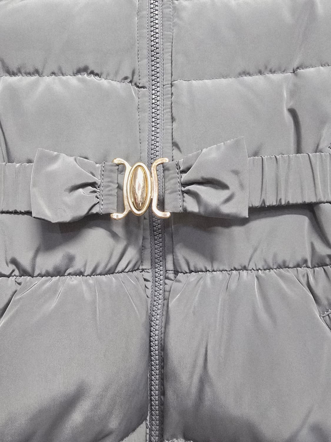 프렌치캣 여아 털카라 벨트 다운패딩 코트 상품이미지3