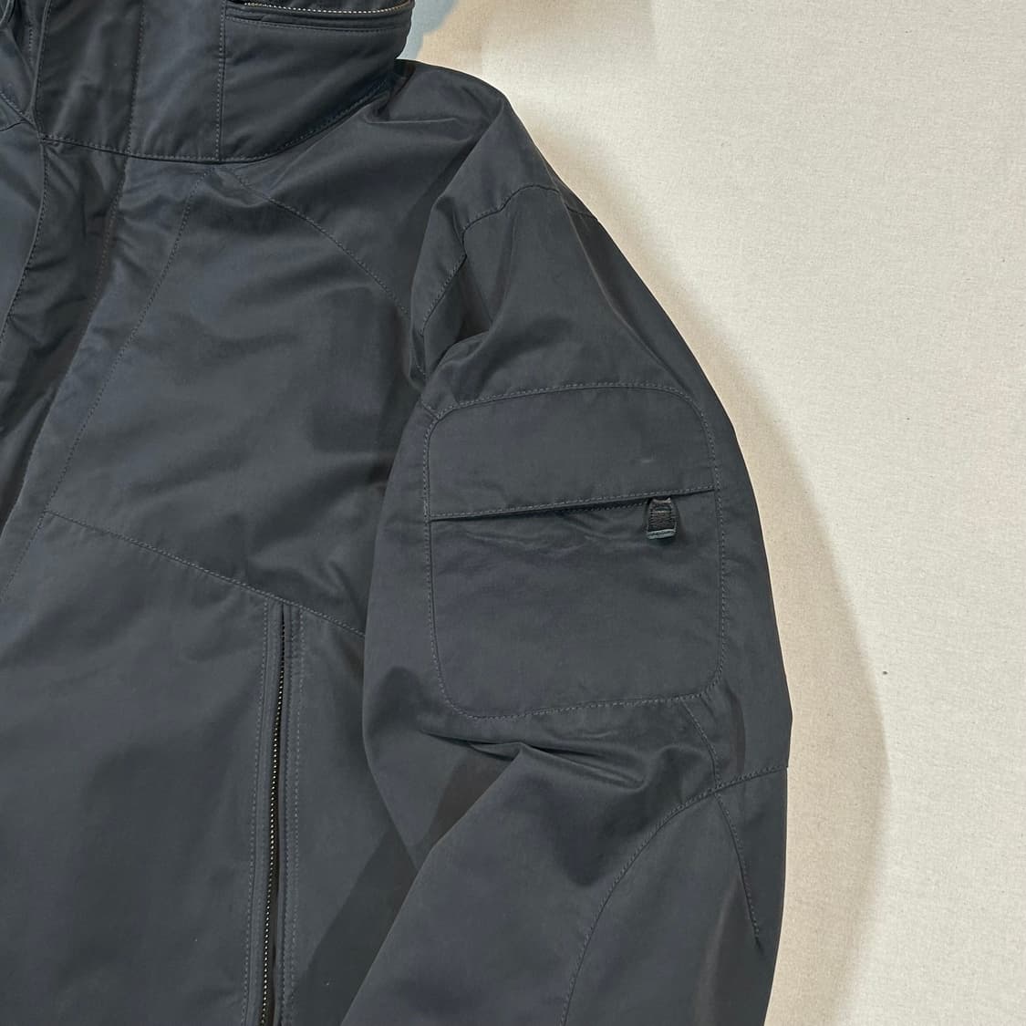 XXL) 폴로 랄프로렌 블랙 히든 후드 바람막이 자켓 상품이미지3