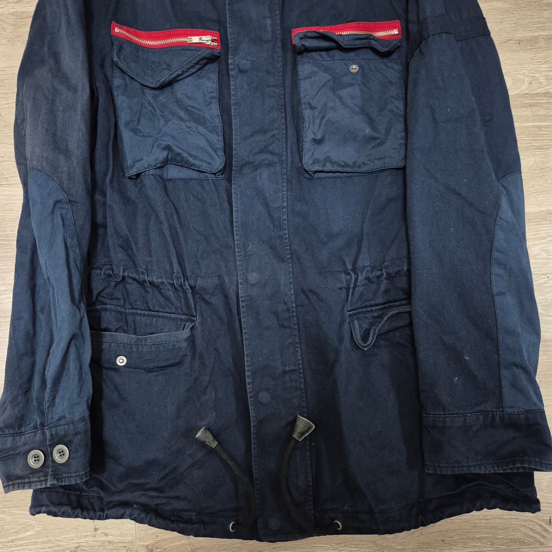 하드락밴드 J.HOLIC TOUR 밀리터리 야상 필드자켓 L(100) 상품이미지3