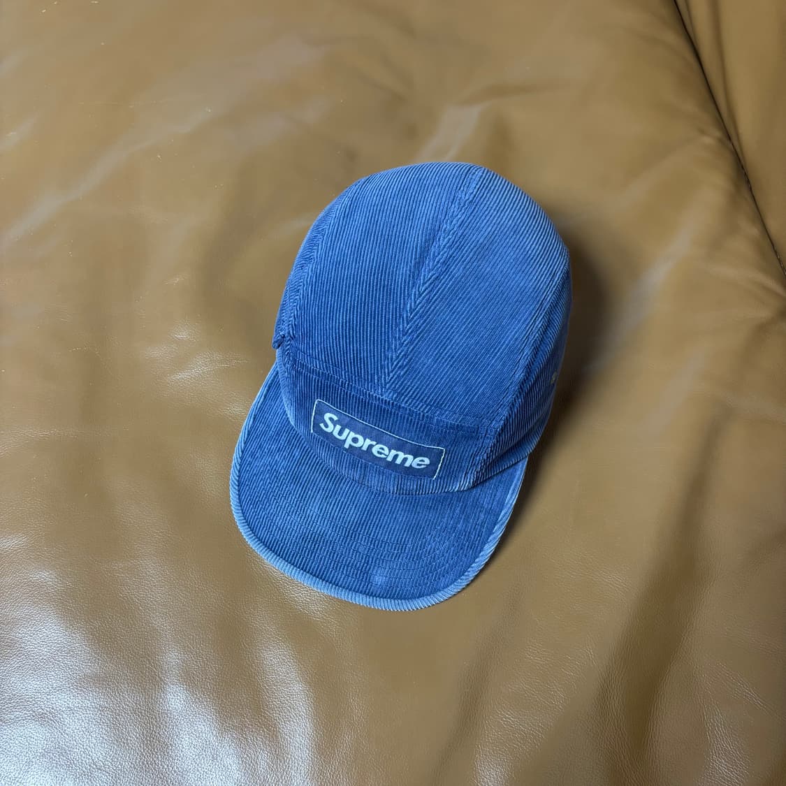 Supreme 슈프림 캠프캡 모자 (Corduroy Blue Grey) 상품이미지5