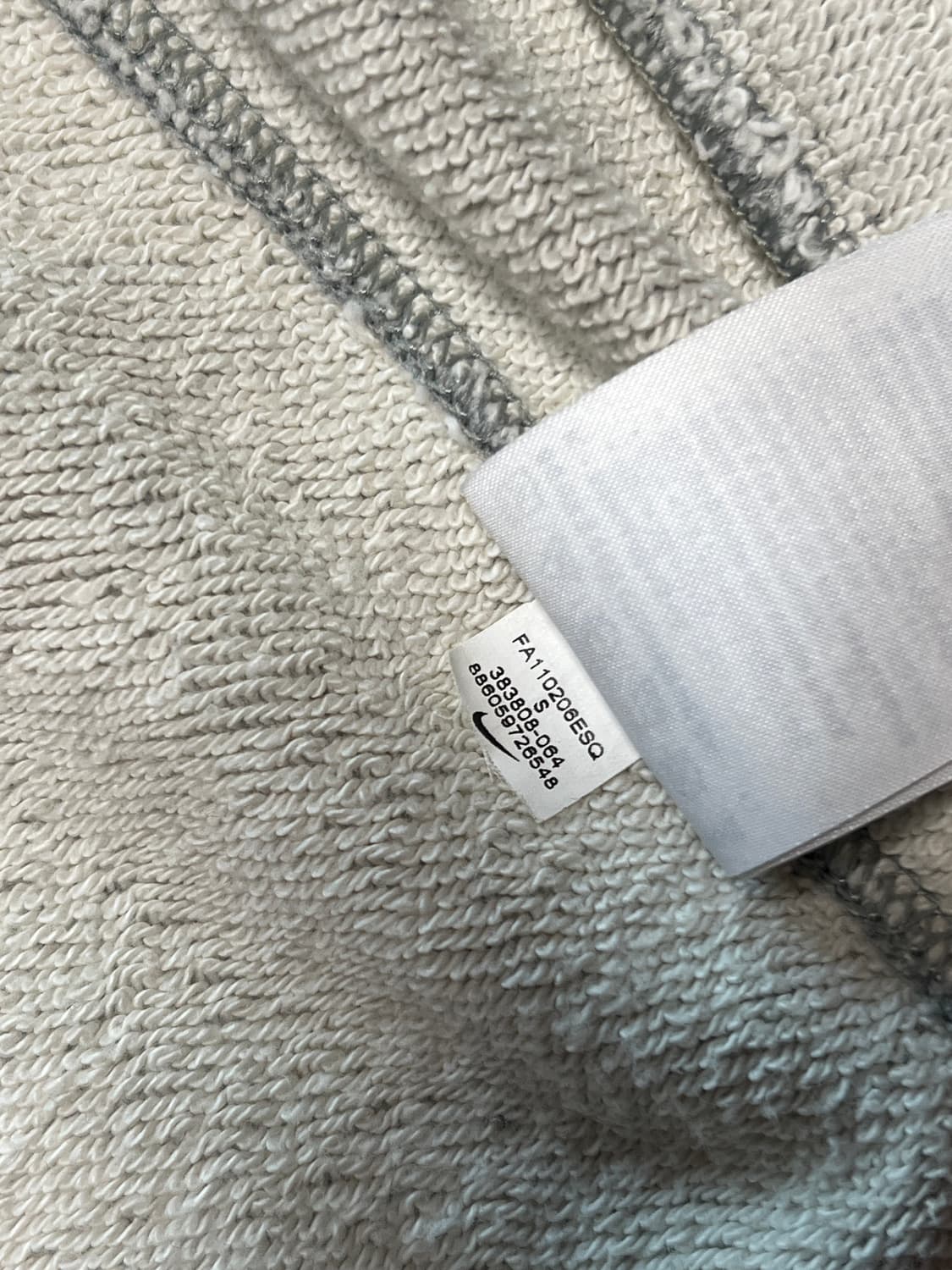 나이키 패치 후드집업 S 배색 그레이 상품이미지8