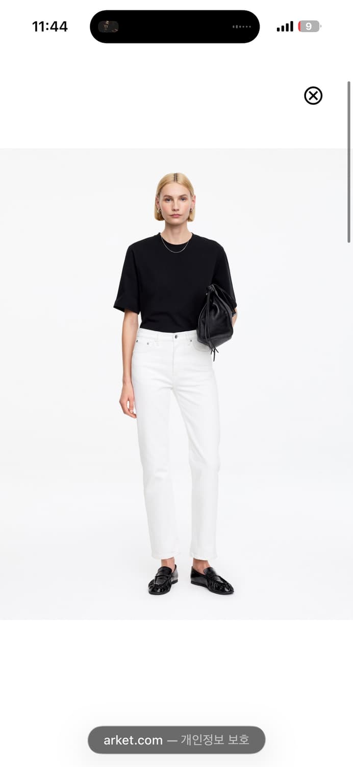 ARKET 제이드 크롭트 슬림 진이에요 화이트 / 27 새상품  저번주에 상품이미지1