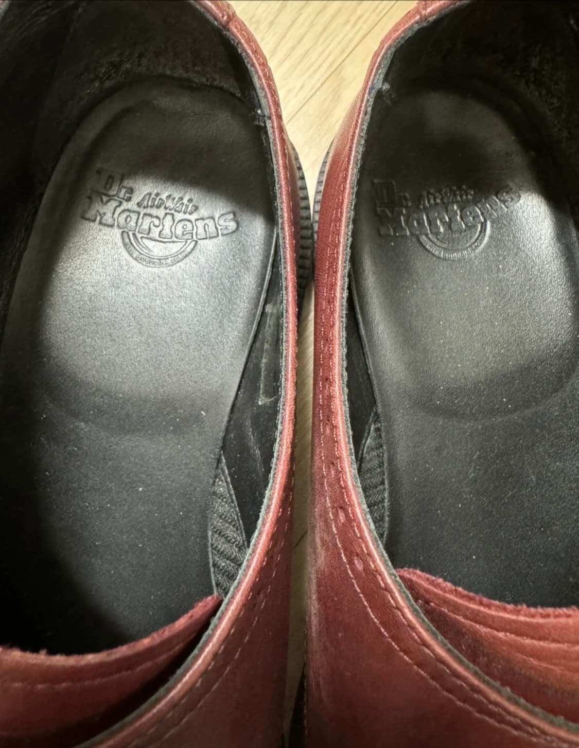닥터마틴 버건디 스트랩 구두 260 상품이미지3