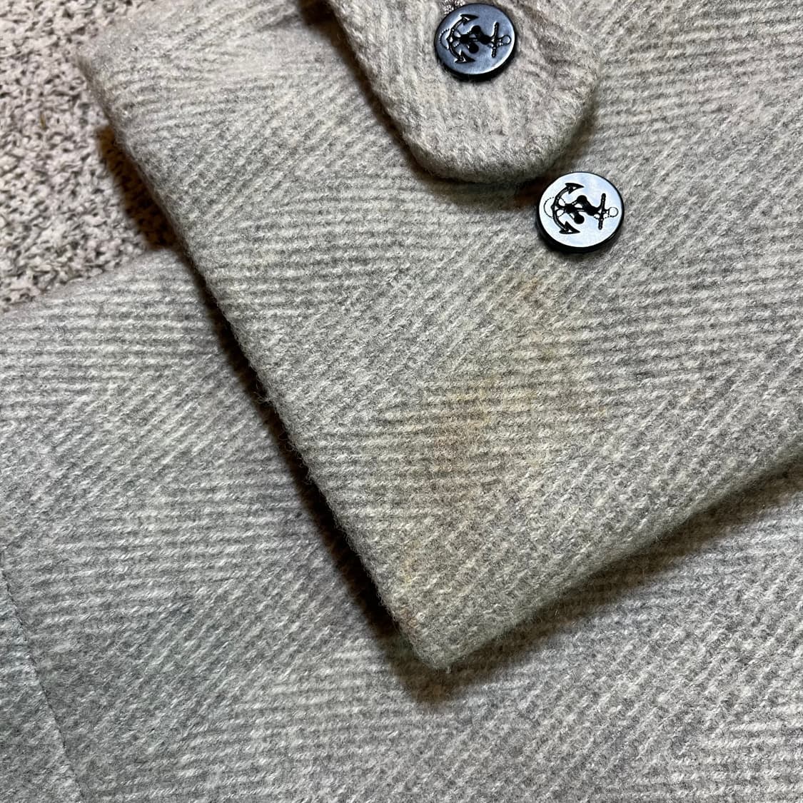 챕스 랄프로렌 미해군 울 더블 피코트 상품이미지5