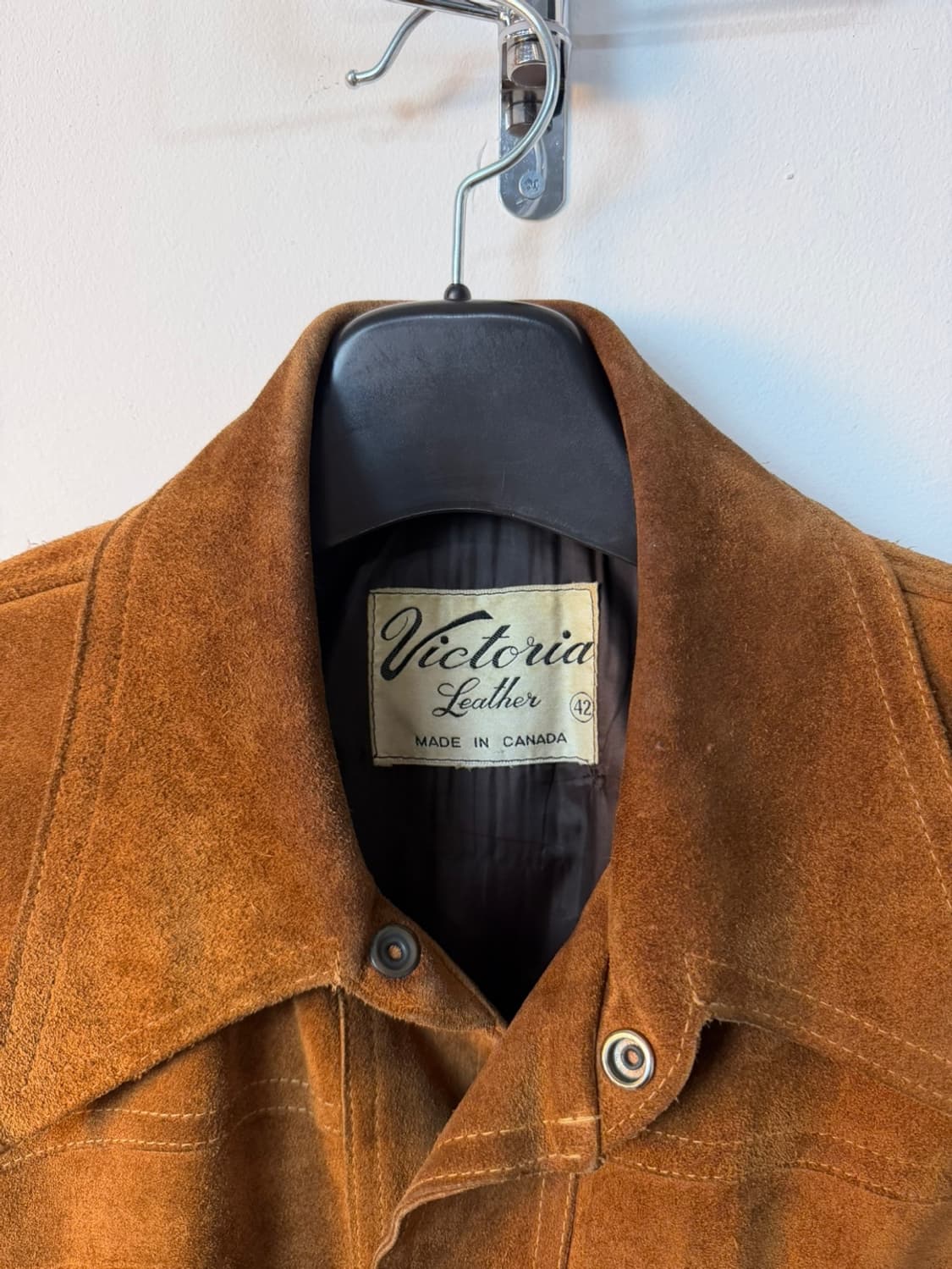 70s 빈티지 빅토리아 레더 웨스턴 스웨이드 자켓 상품이미지5