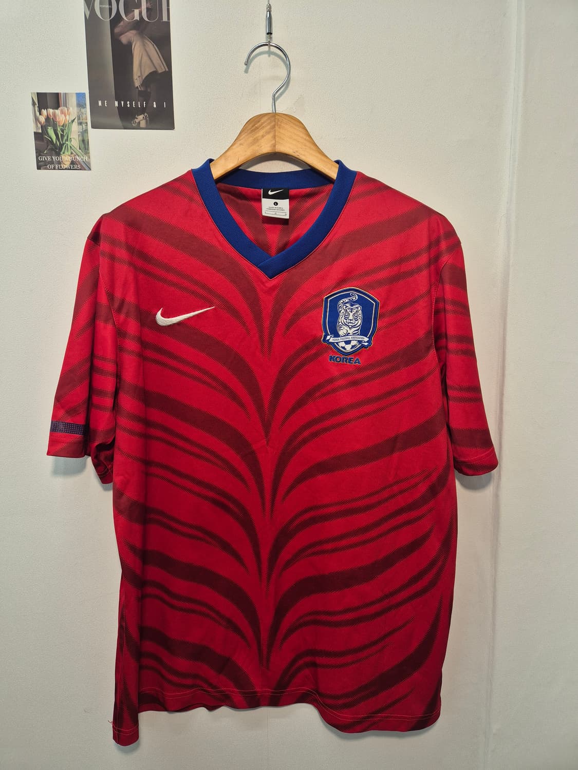 나이키 대한민국 축구 국가대표팀  유니폼 L
사이즈  상품이미지1