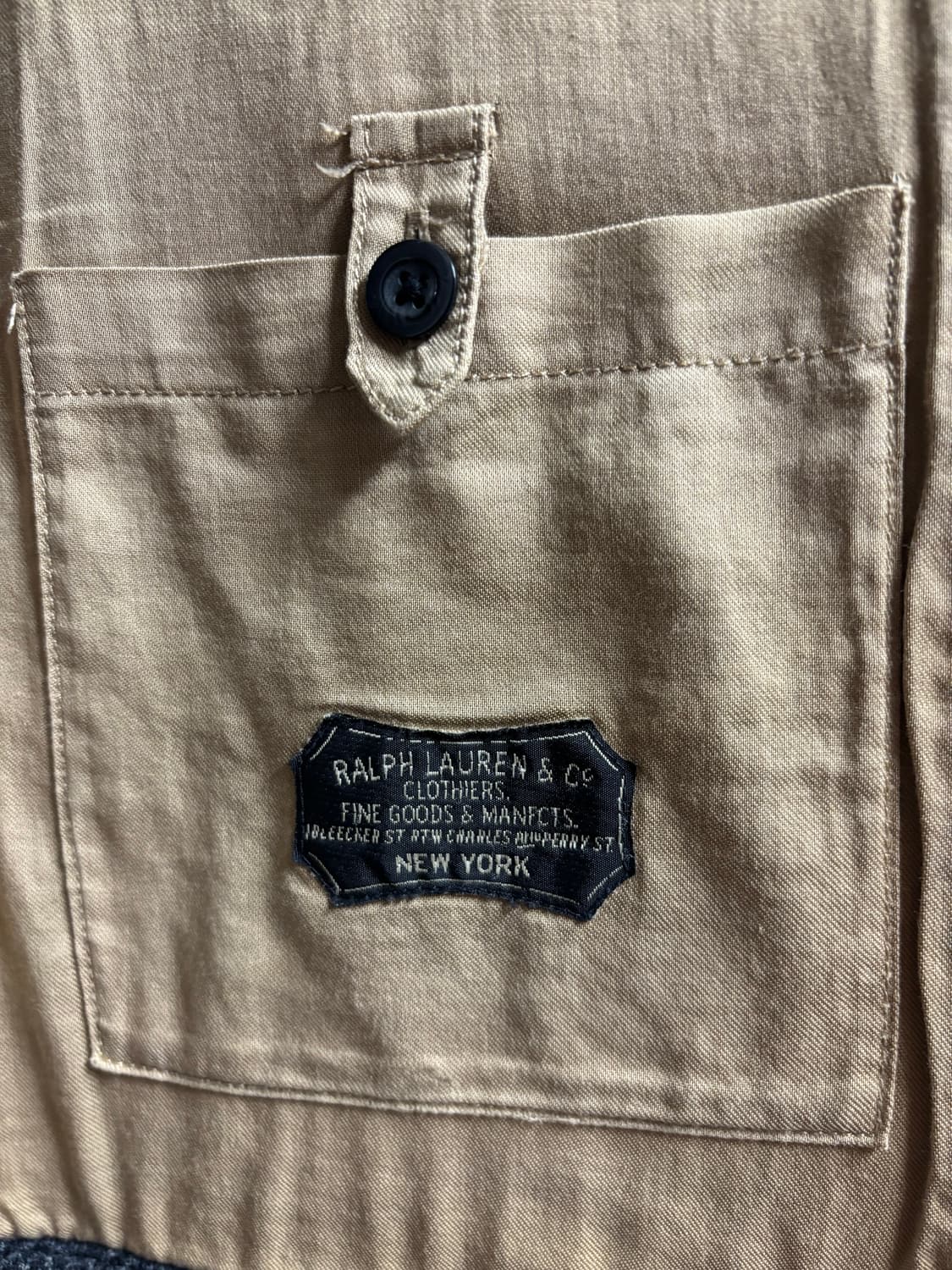 [M] 폴로 랄프로렌 울 헤링본 코트 차콜 상품이미지9