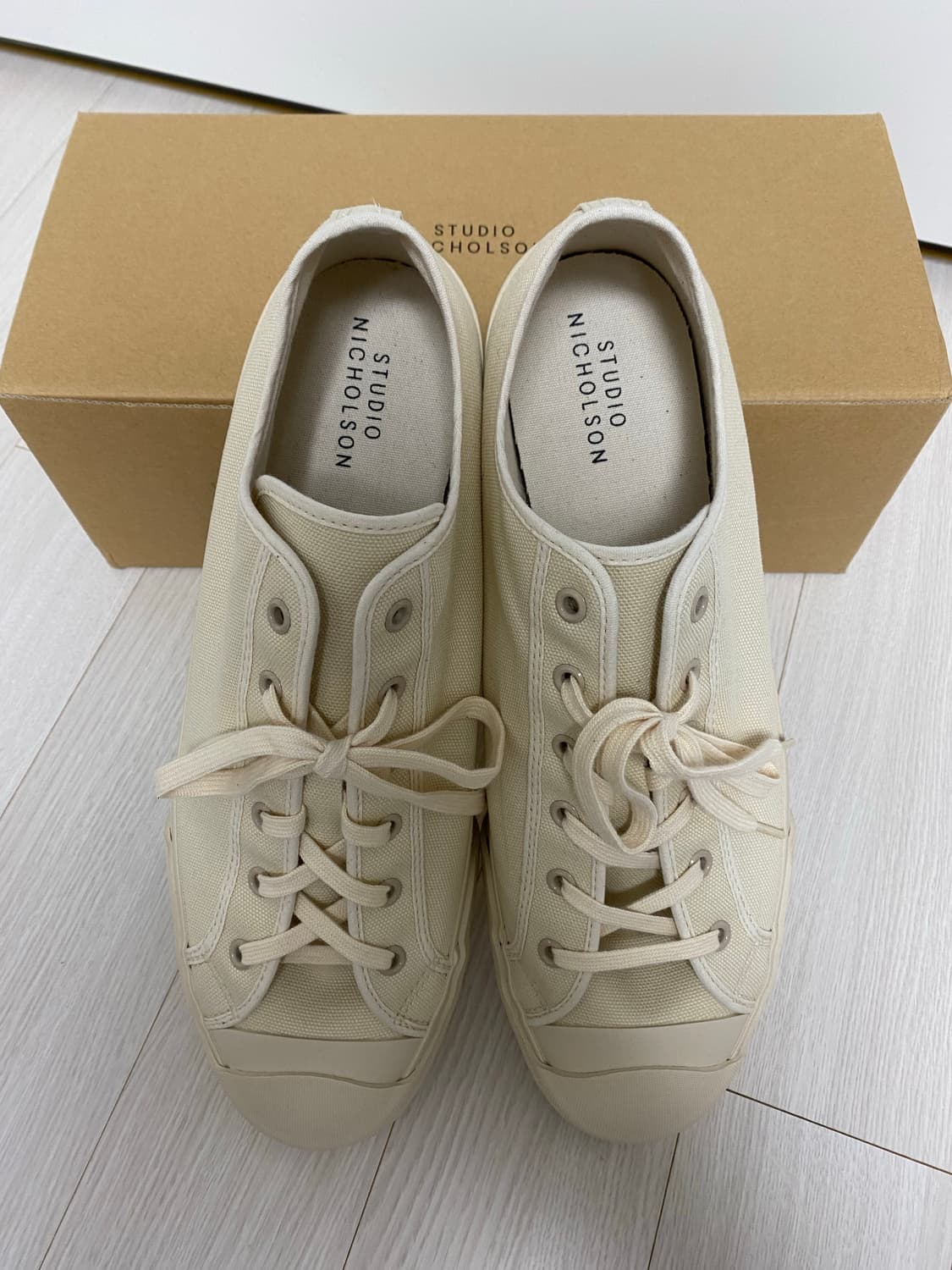 스튜디오 니콜슨 문스타 메리노 스니커즈 크림 280 상품이미지2