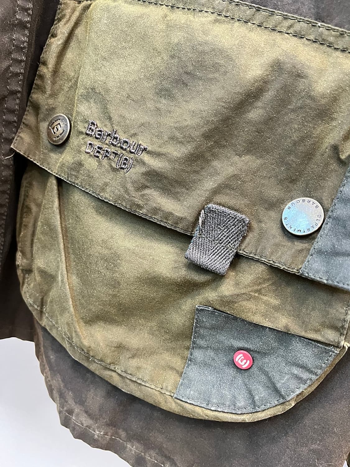 105) 바버 DEPT(B)멀티 컬러 비데일 자켓 상품이미지6