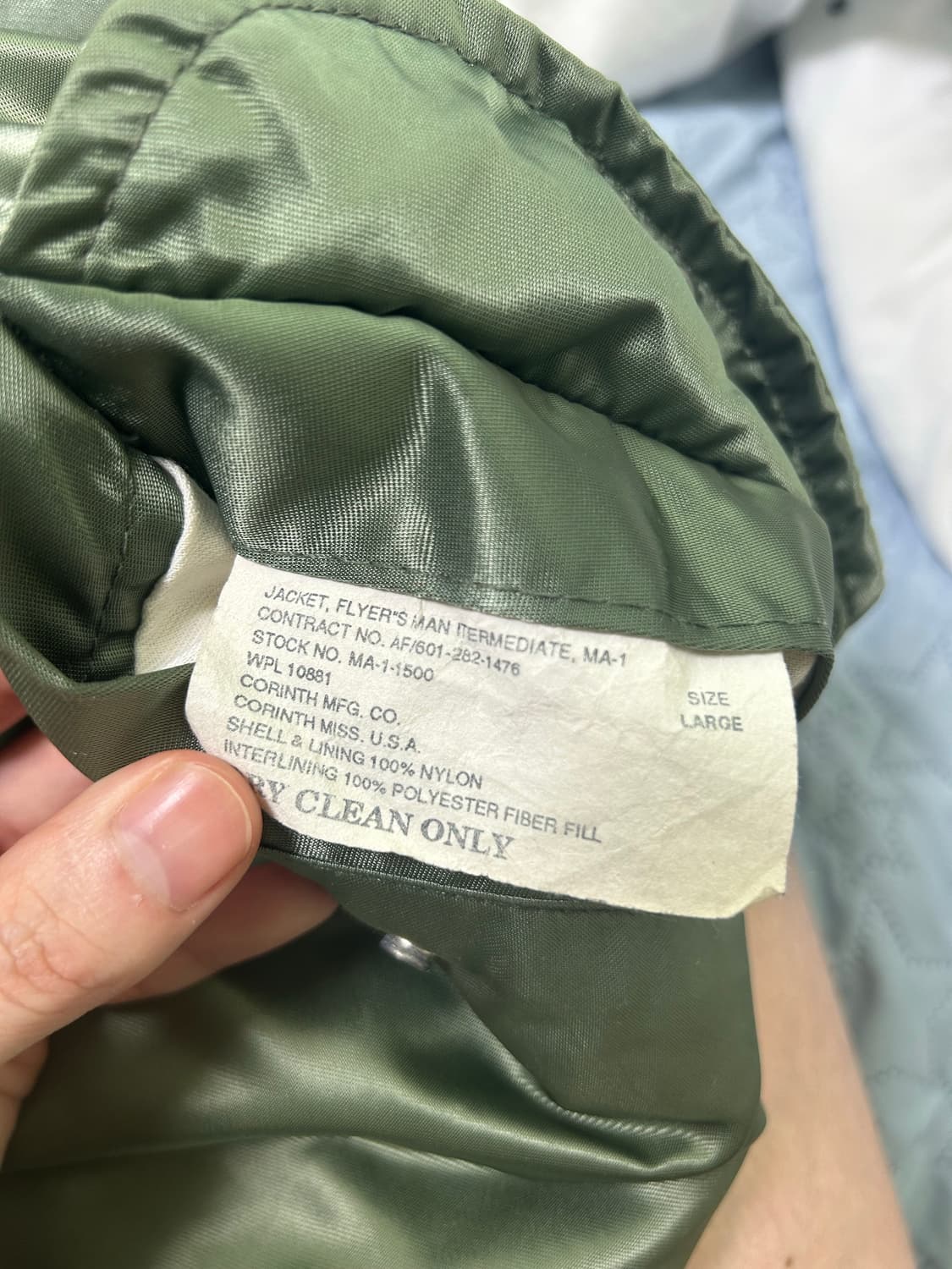 Corinth made in usa ma-1 항공점퍼 상품이미지7