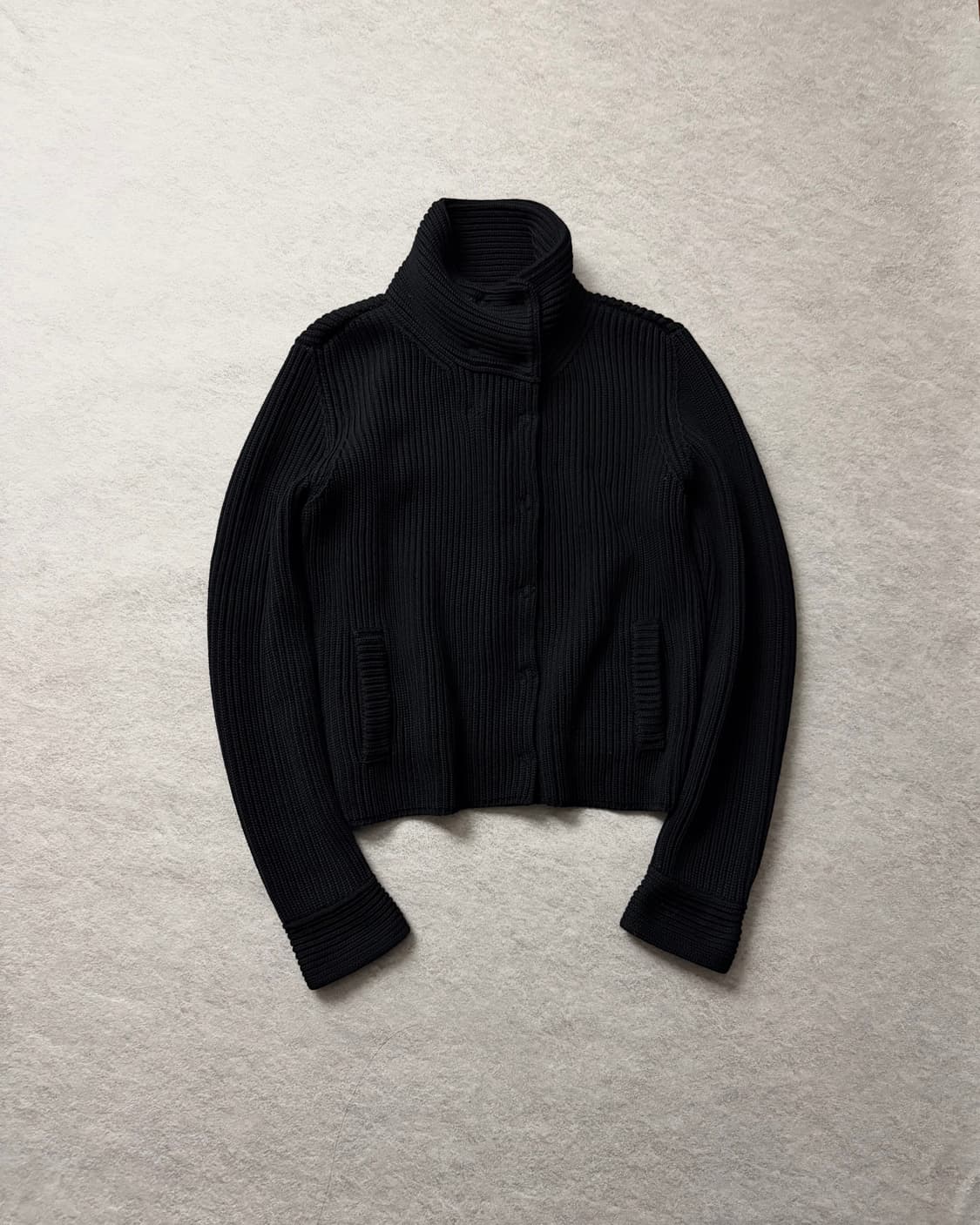 돌체앤가바나 비대칭 하이넥 울 가디건 상품이미지2