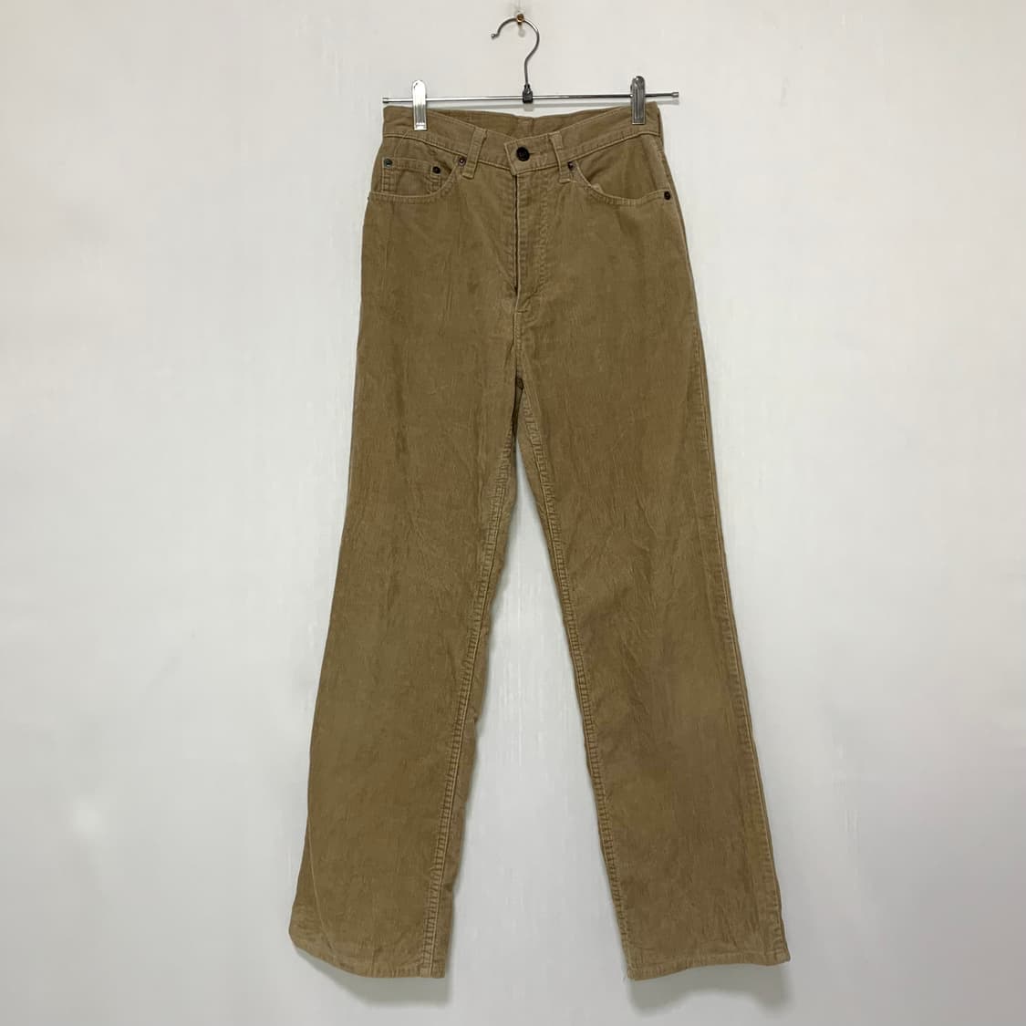 리바이스 빈티지 하이웨스트 베이지 브라운 코듀로이 팬츠 26인치 골덴바지 상품이미지1