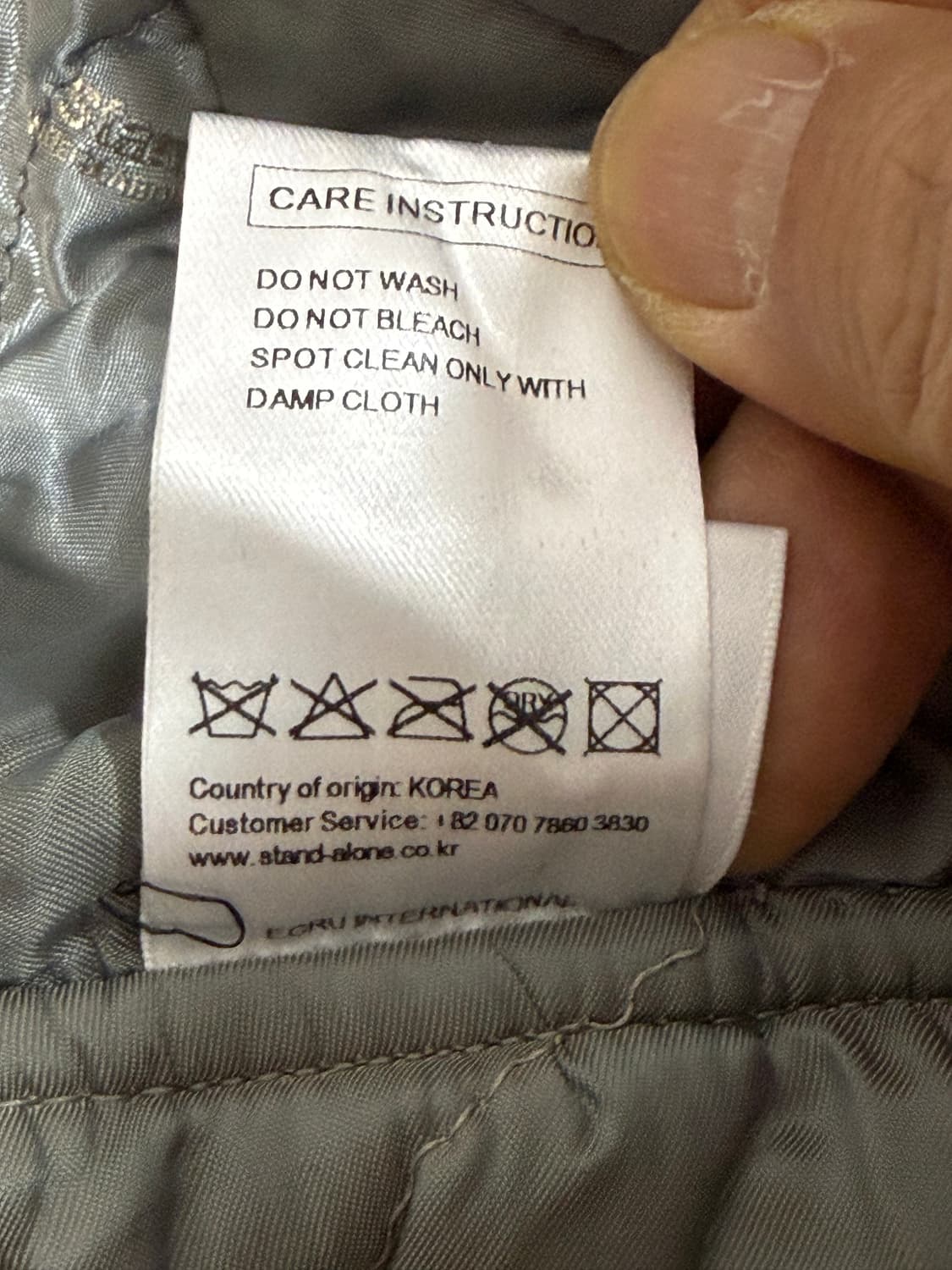 스탠드얼론 레오파드 모헤어 안감패딩  후드캡 상품이미지9