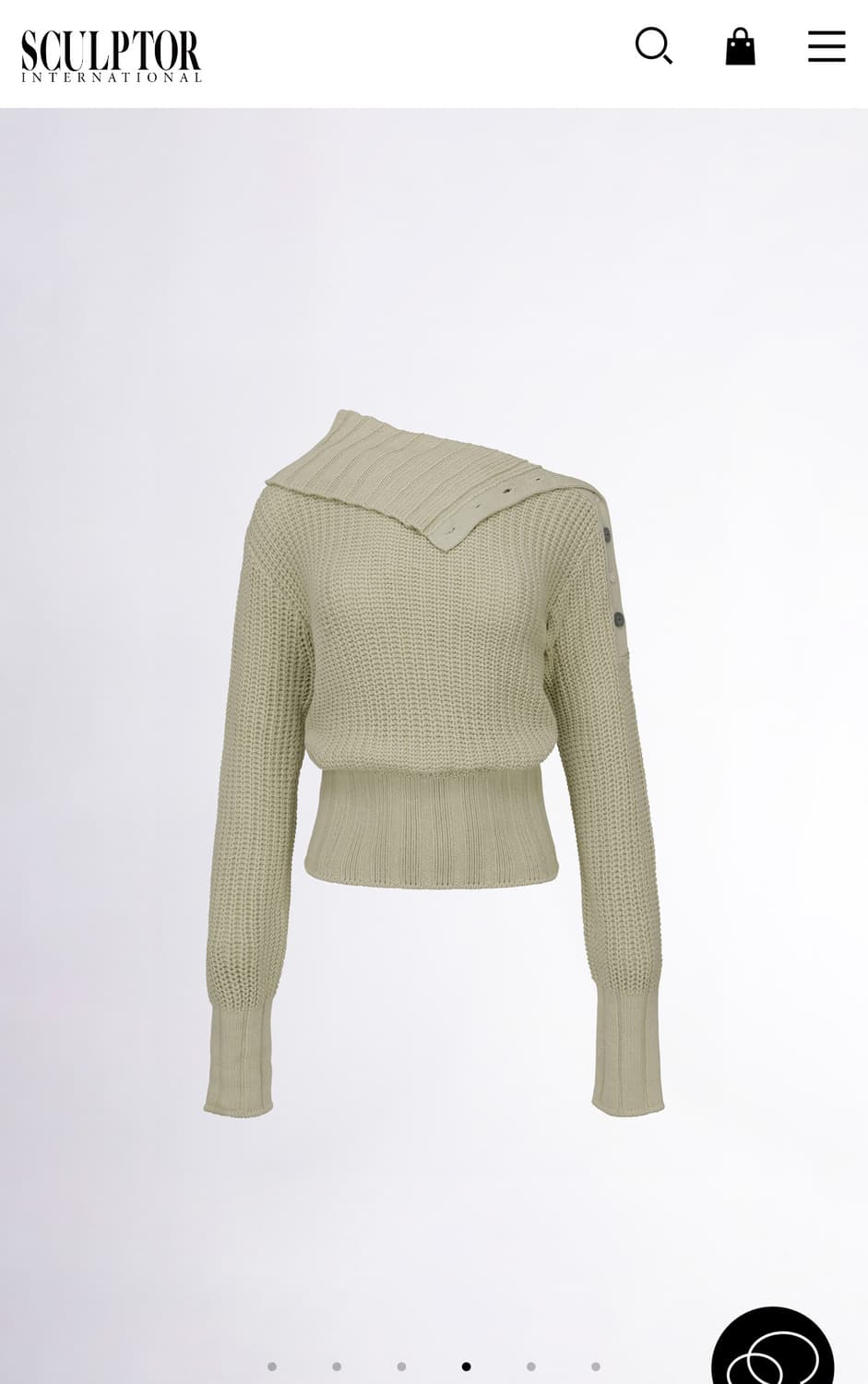 스컬프터 Funnel Neck Sweater Linen 상품이미지5