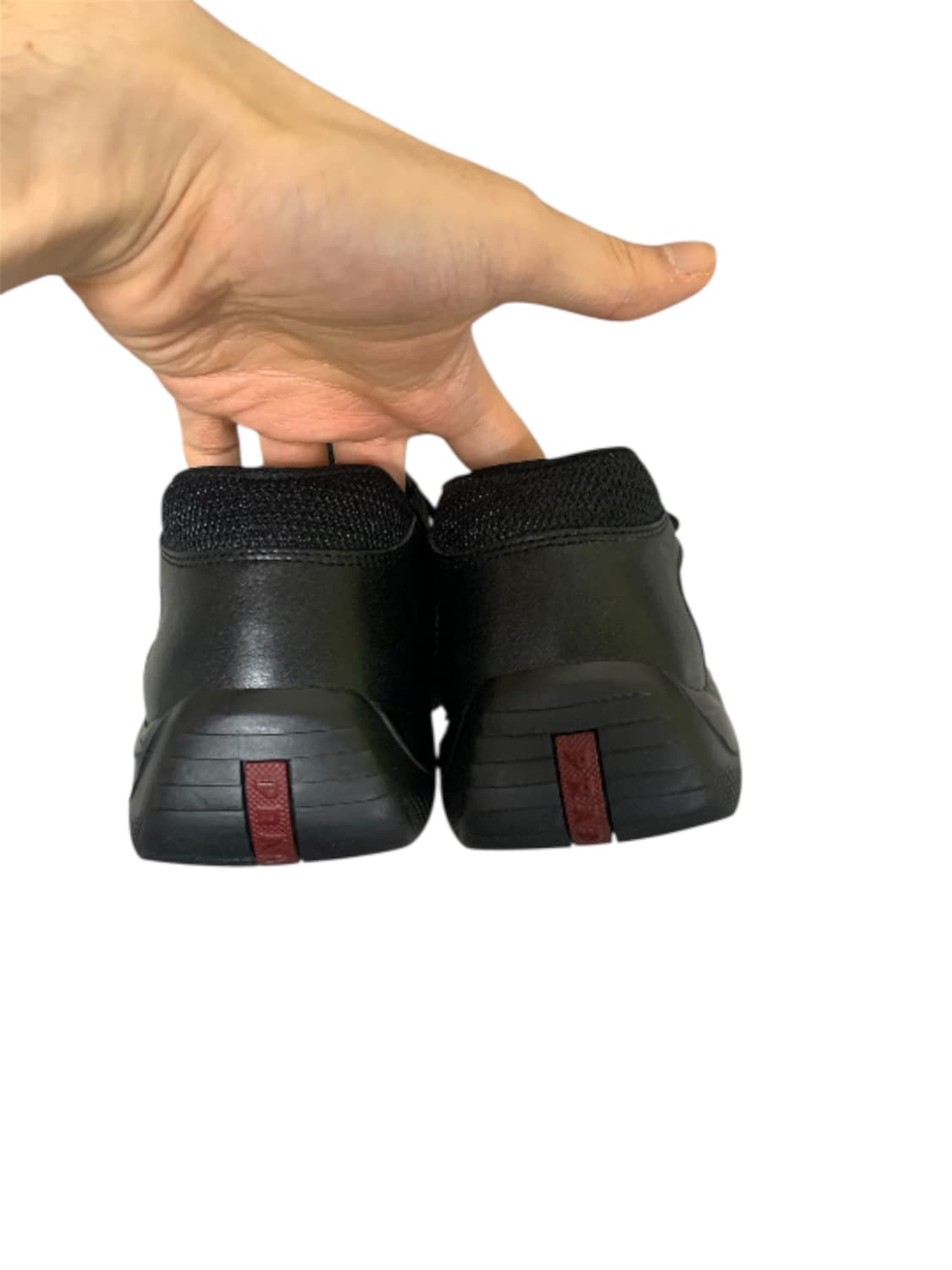 00s 빈티지 프라다 아메리카 컵 블랙 레더 og 상품이미지7