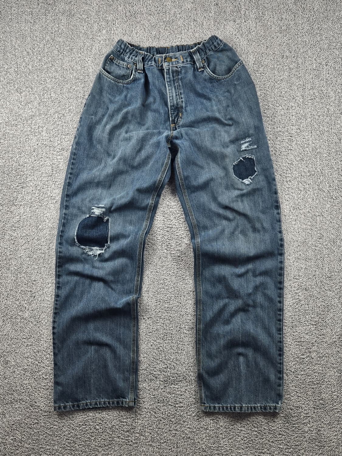 칼하트 리페어 밴딩 커스텀 데님 팬츠 ( 38X34 ) / 10634 상품이미지3