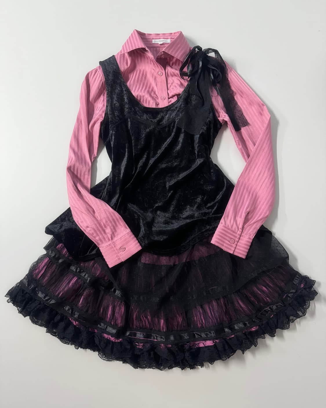 레이어드 티어드 스커트 상품이미지4