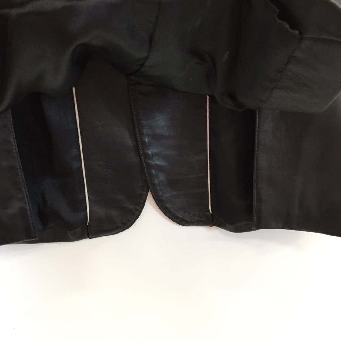 BON 양가죽 100% 콤비자켓 95 사이즈  상품이미지4