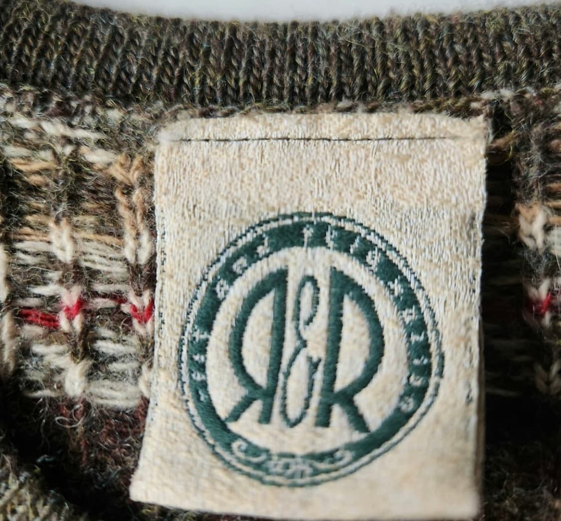 캐나다 노르딕 라운드넥 울 가디건 nordic wool cardigan 상품이미지4