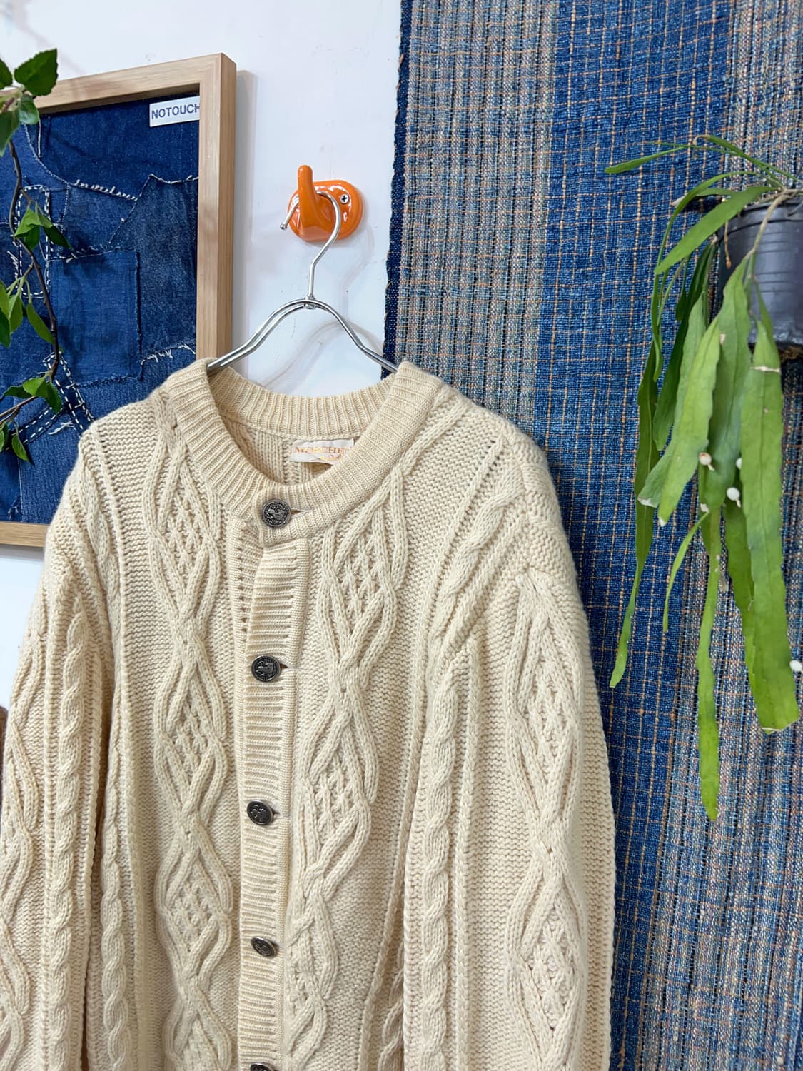 MOSCHEN Cable Knit Wool Cardigan 상품이미지3